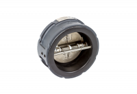 082X4052R РИДАН Затвор обратный  - ЗОД PN16 DN80, межфланцевый, двустворчатый, корпус: чугун GGG40 c EPDM покрытием, пластины: нерж.сталь